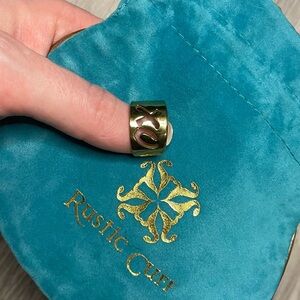 3/$20 Rustic Cuff XO ring